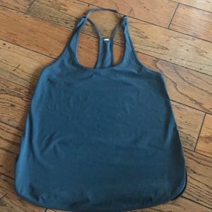Lululemon Gray Coastal Tank Size 2
